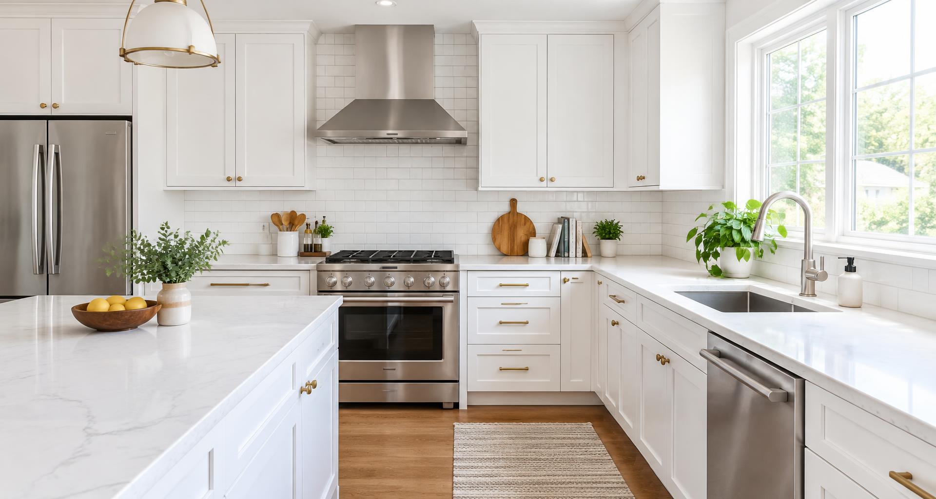 Spotless, elegant kitchen